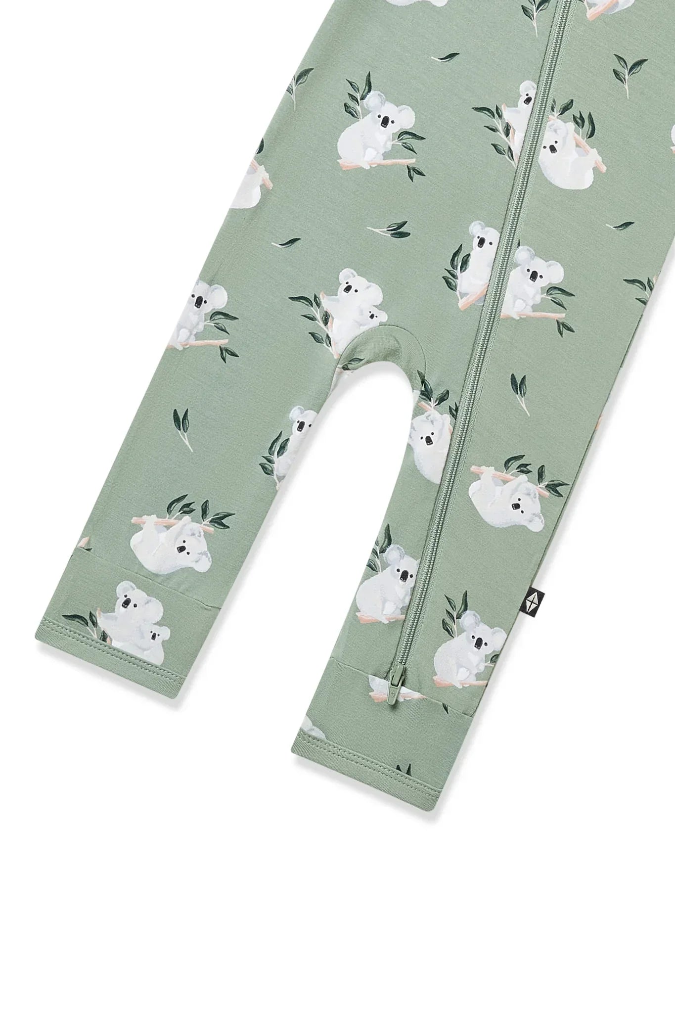 Zippered Romper in Koala