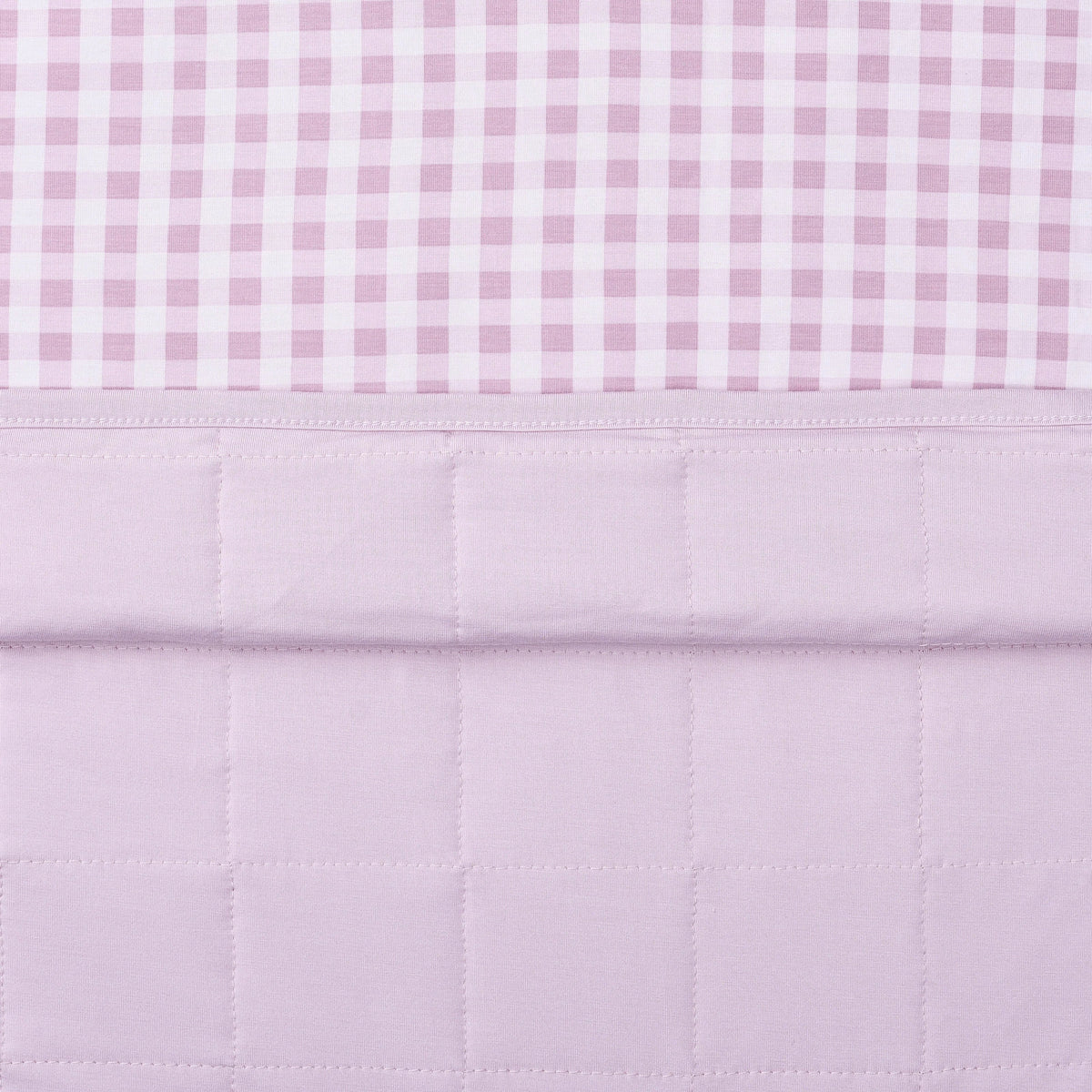 Baby Blanket in Gingham Thistle 1.0
