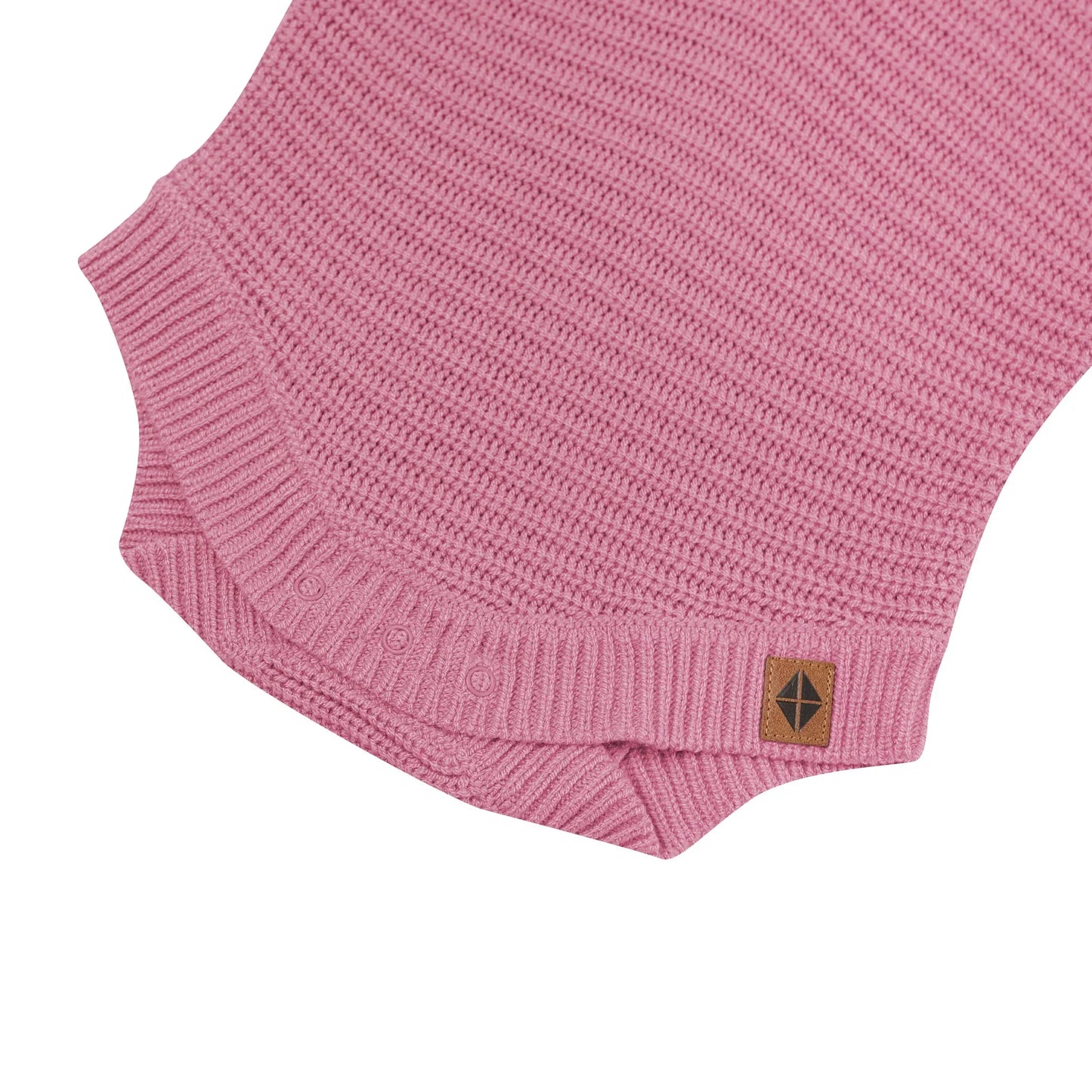 Chunky Knit Romper in Apple Blossom