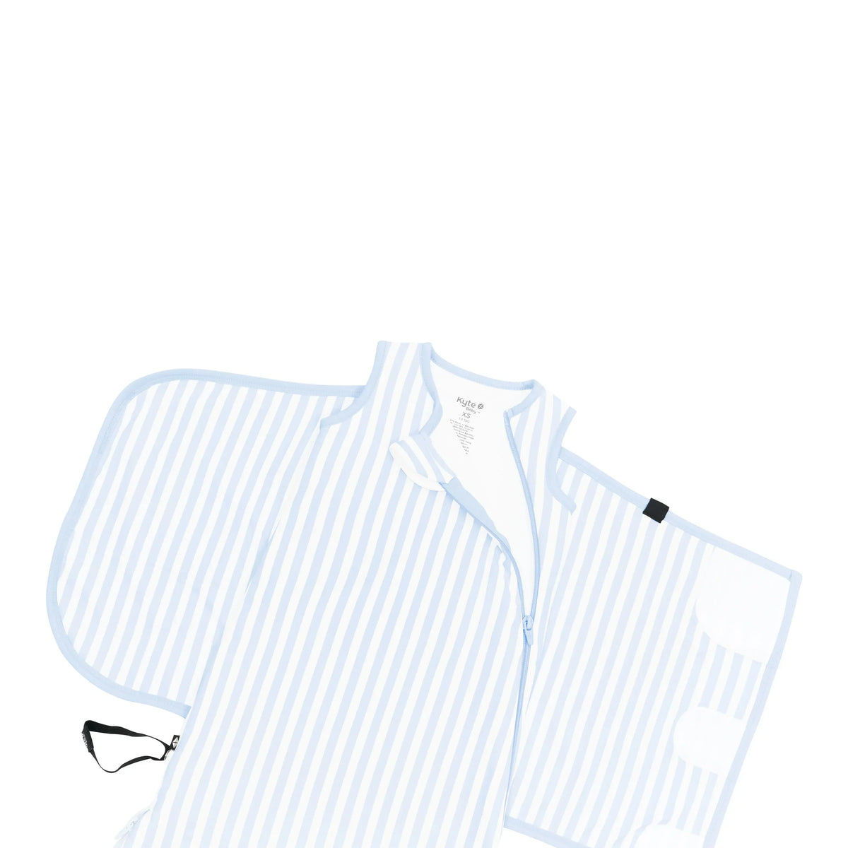 Sleep Bag Swaddler in Small Mist Stripe 1.0