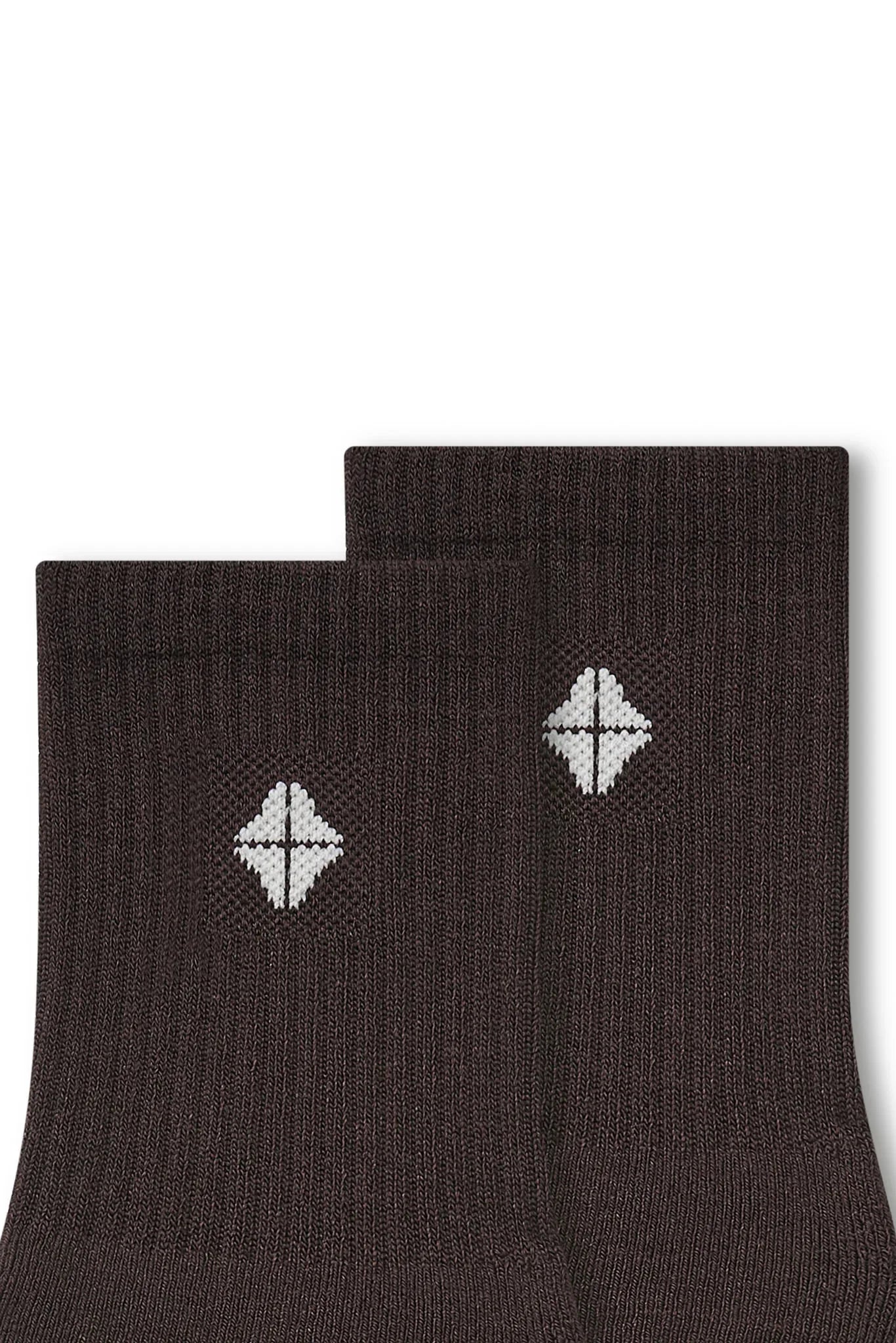 Adult Crew Socks in Espresso