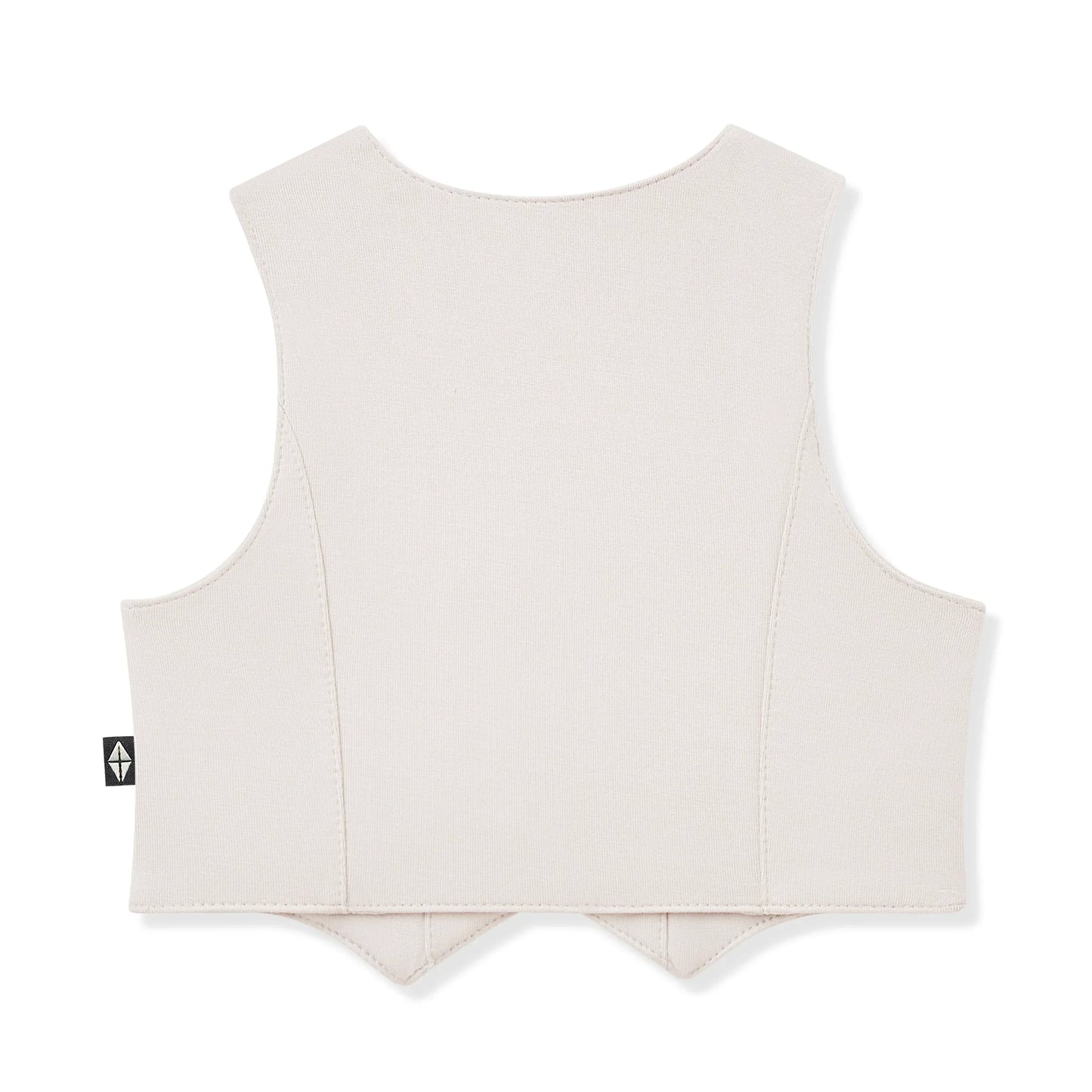 Tuxedo Vest in Oat