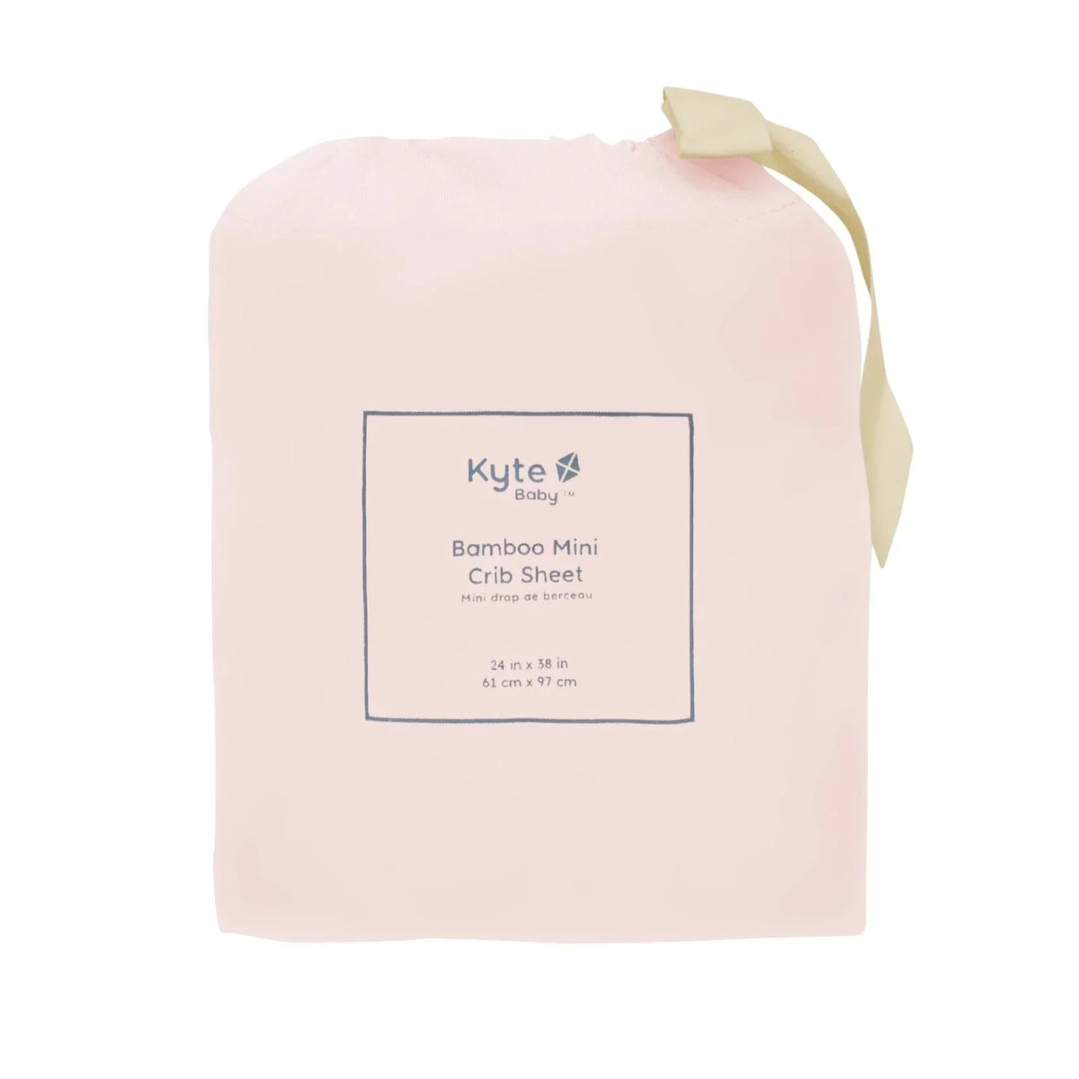 Mini Crib Sheet in Blush