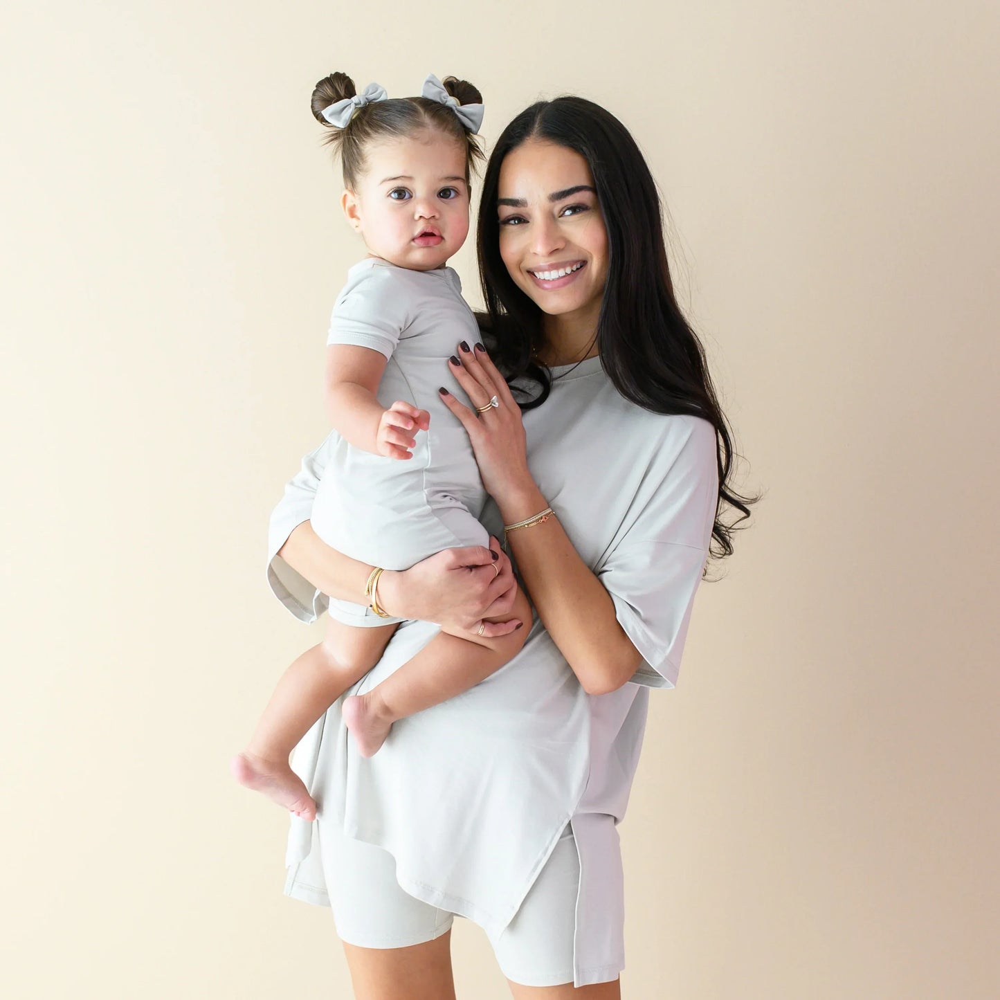 Women’s Biker Short Set in Oat