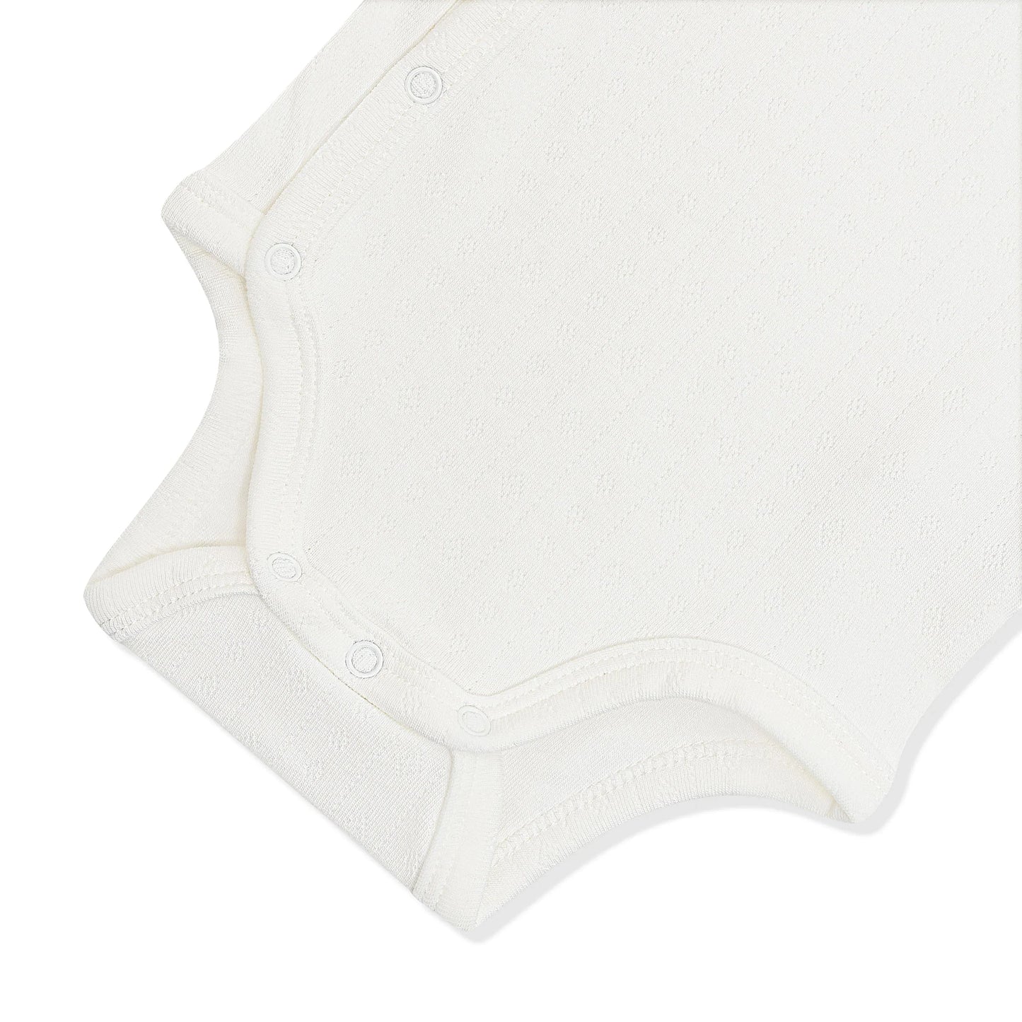 Pointelle Kimono Bodysuit in Cloud