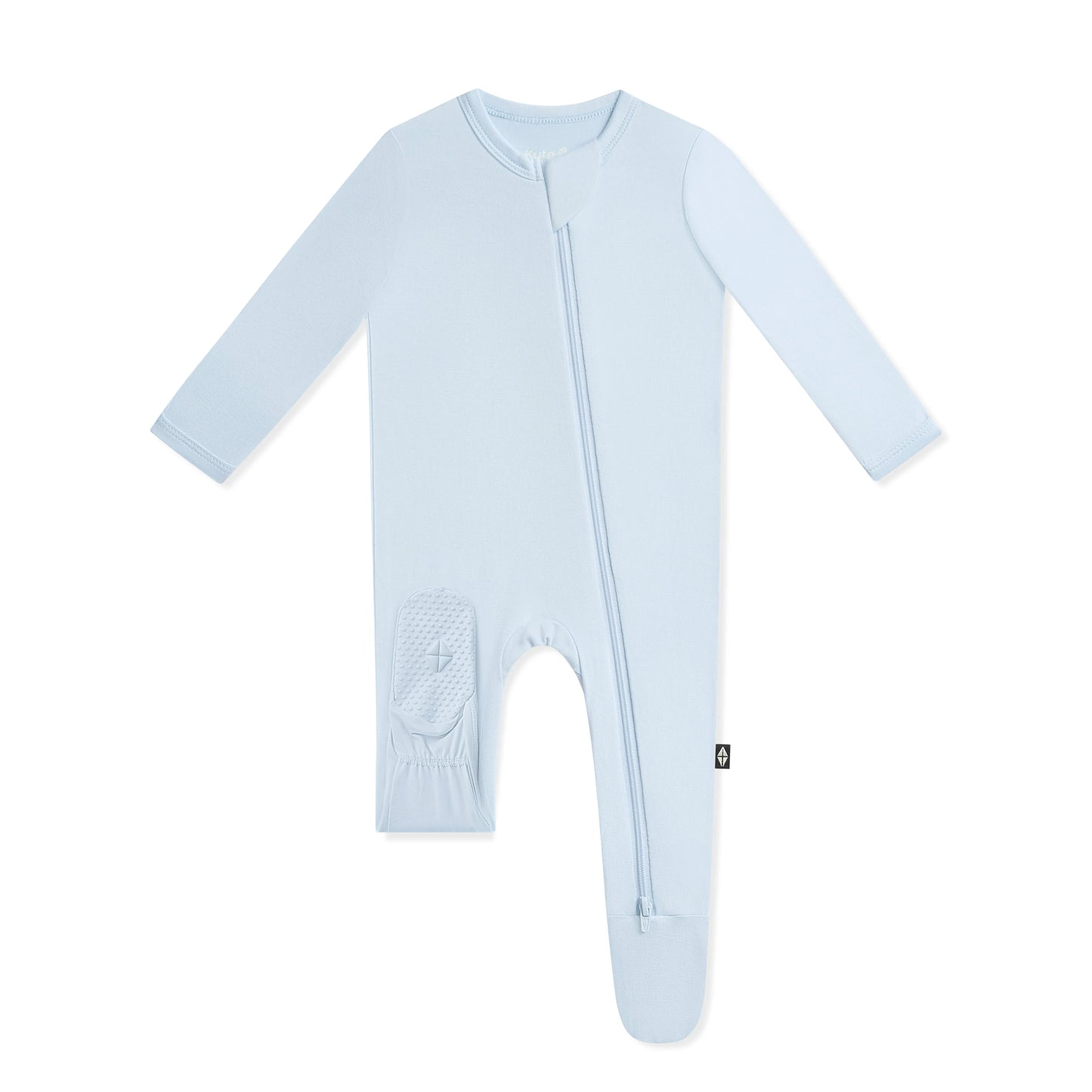 Zippered Footie in Breeze