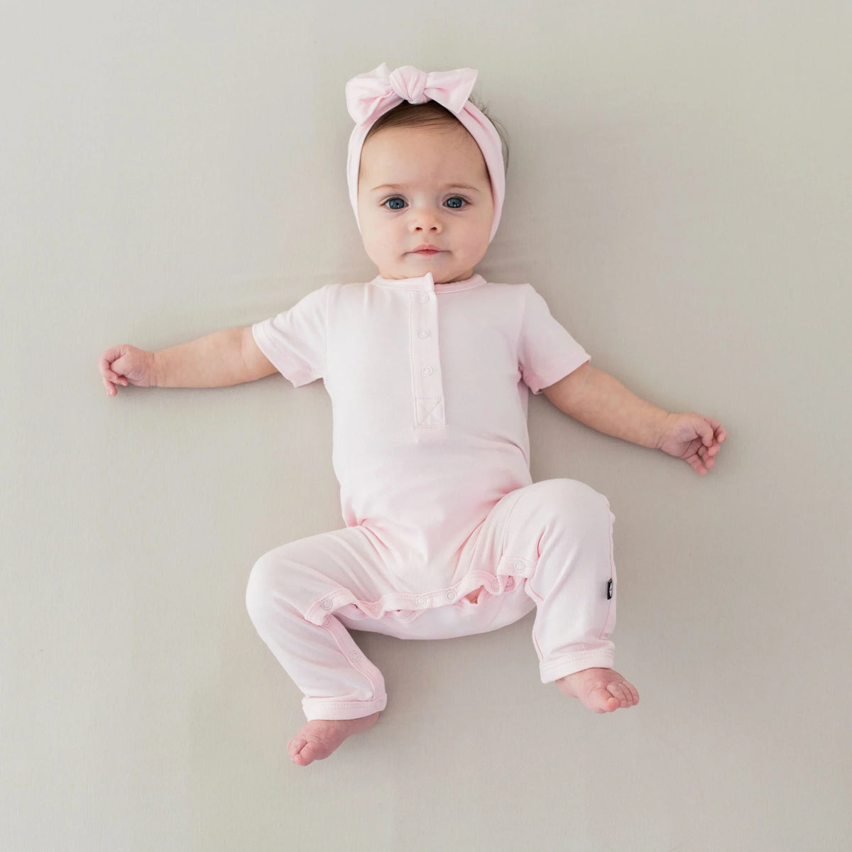 Knotted Bow Headband in Sakura
