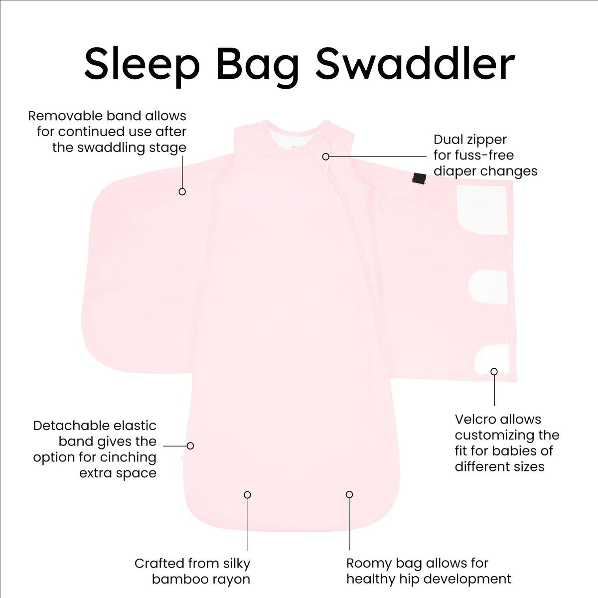 Sleep Bag Swaddler in Sakura 1.0