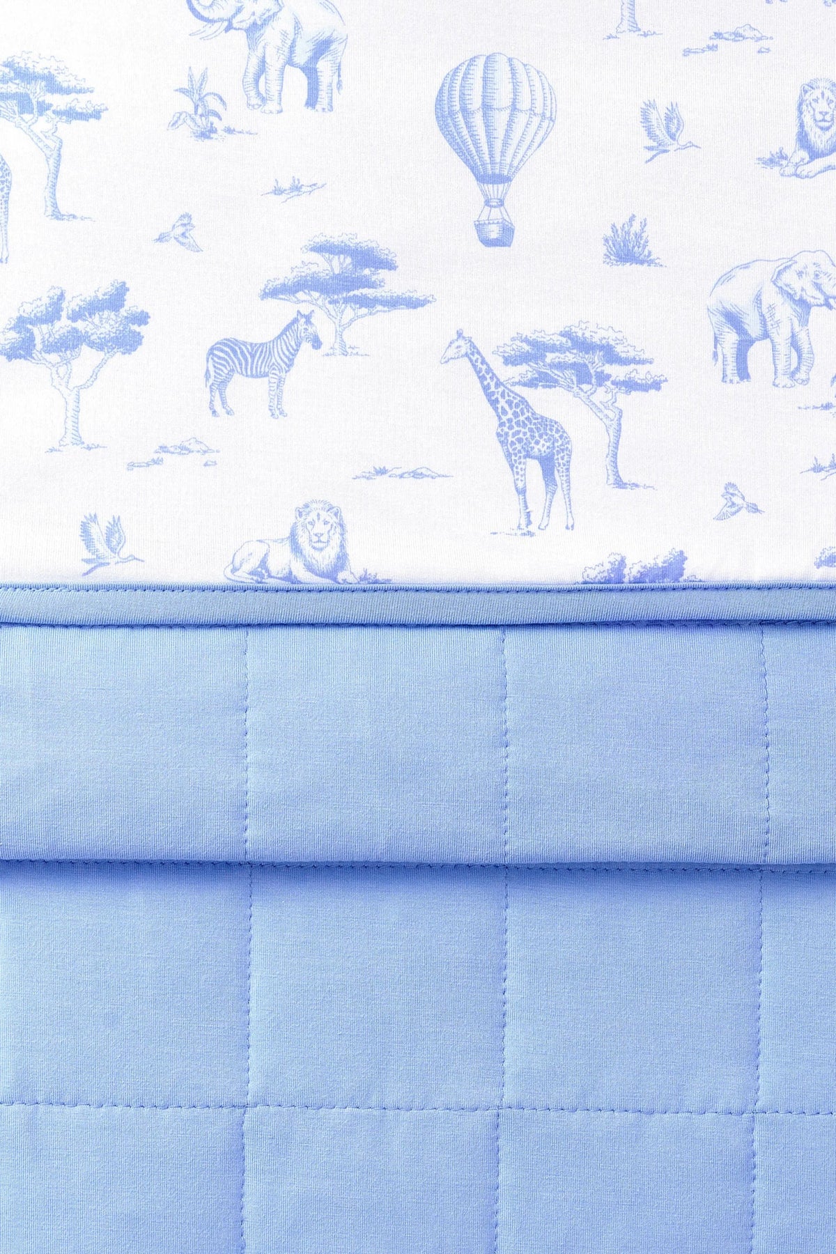 Baby Blanket in Toile Safari