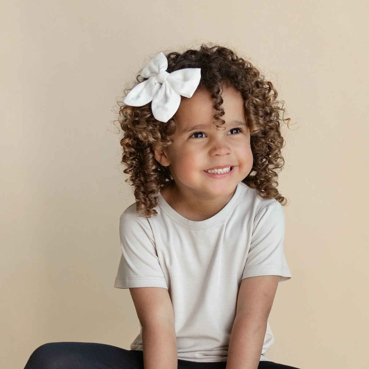 Toddler Basic Tee in Oat