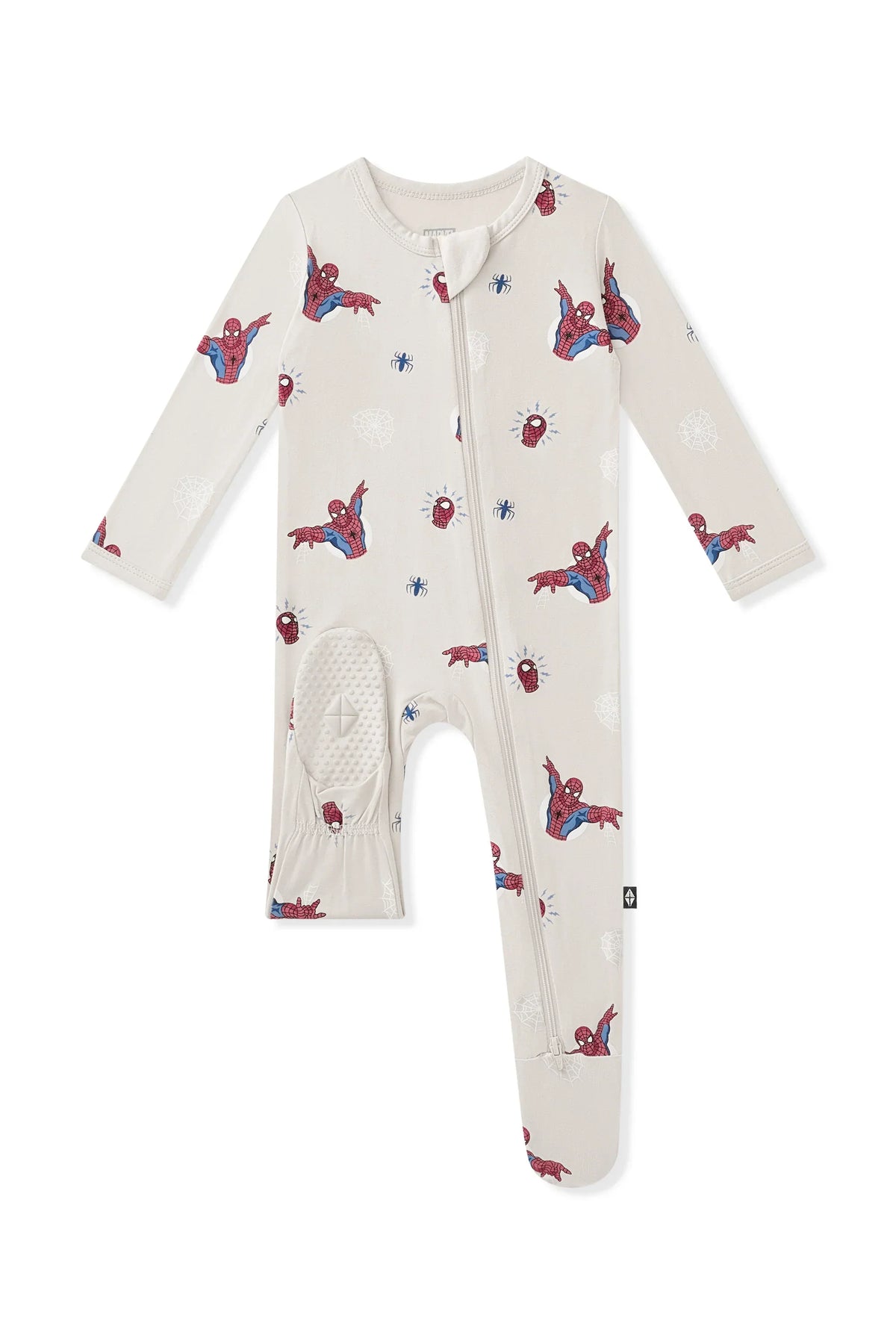 Zippered Footie in Spider-Man