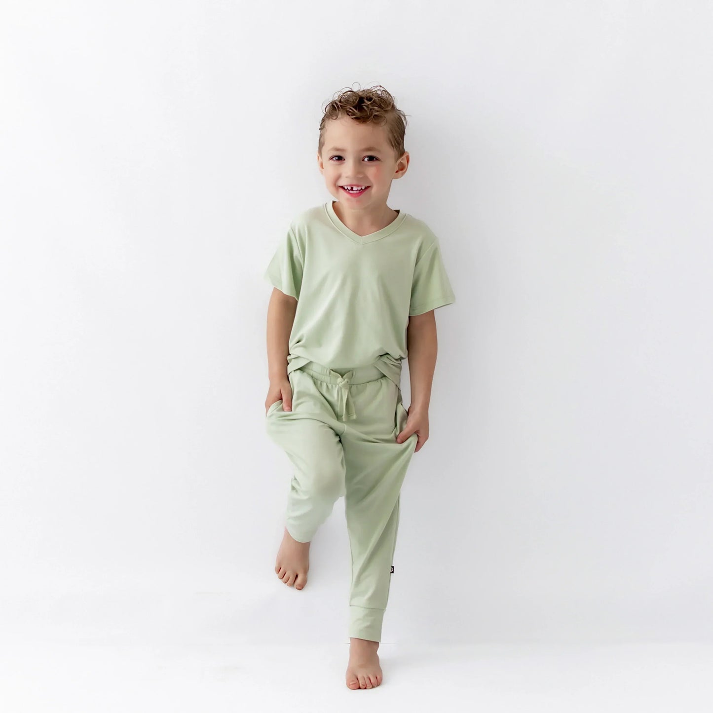 Toddler Jogger Pant in Basil