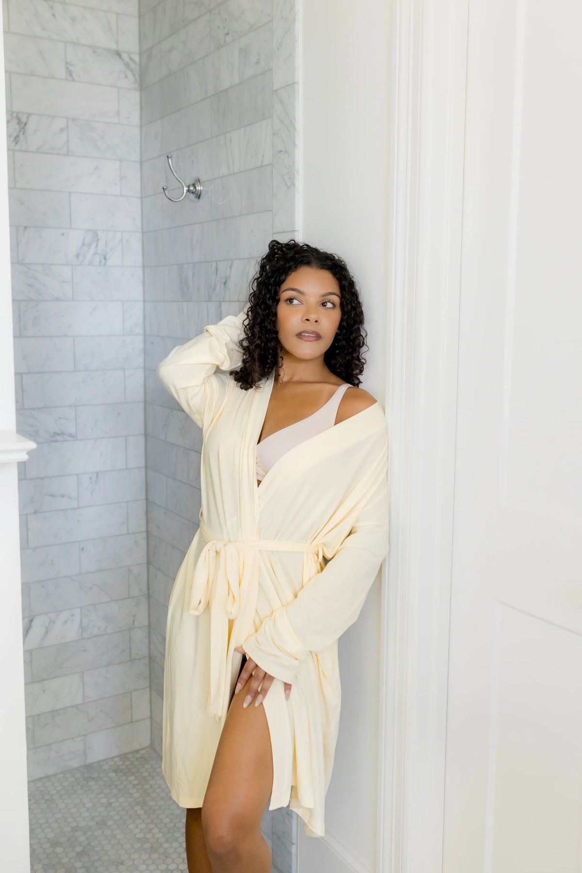 Women's Lounge Robe in Chamomile