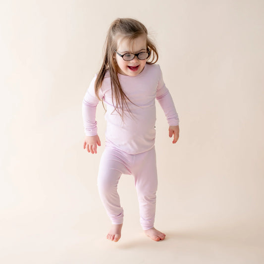 Long Sleeve Pajamas in Thistle