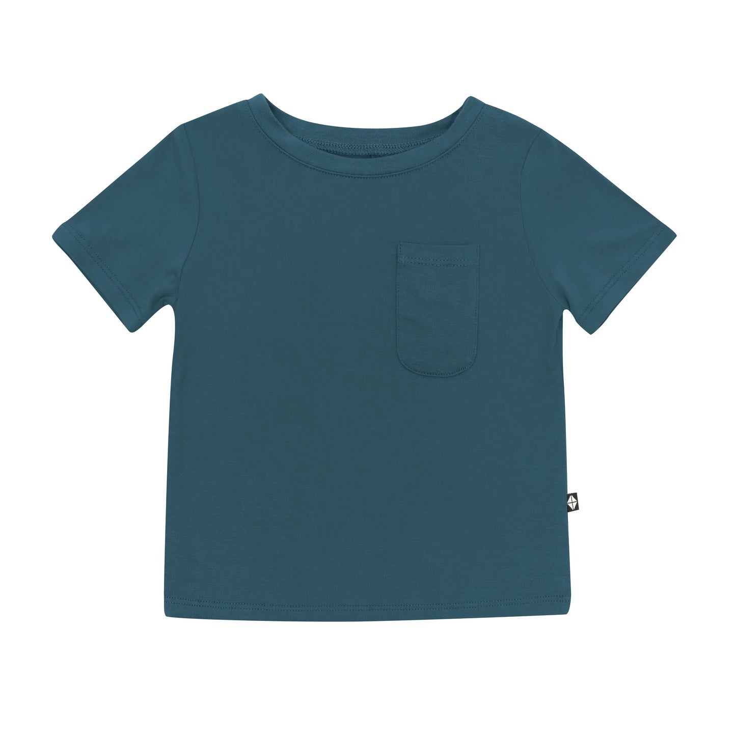 Toddler Crew Neck Tee in Atlantic