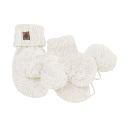 Knit Booties in Oat