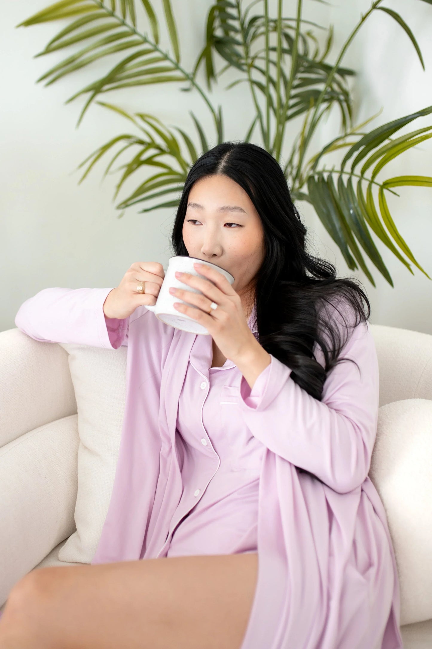 Women's Lounge Robe in Thistle