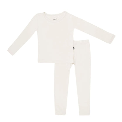 Long Sleeve Pajamas in Oat