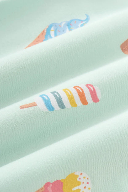 Toddler Basic Tee in Mint Ice Cream