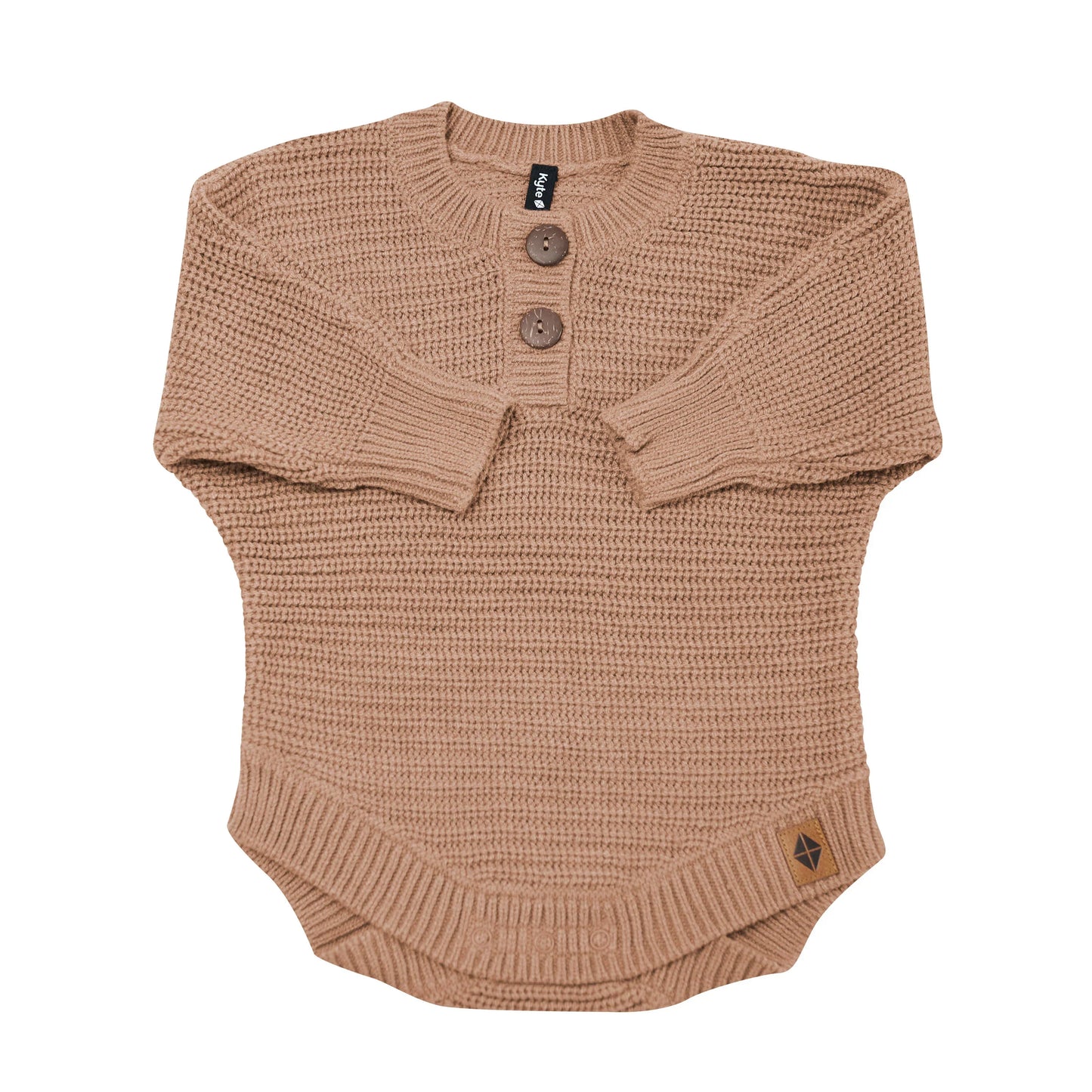 Chunky Knit Romper in Latte