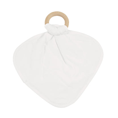 Lovey in Cloud with Removable Wooden Teething Ring