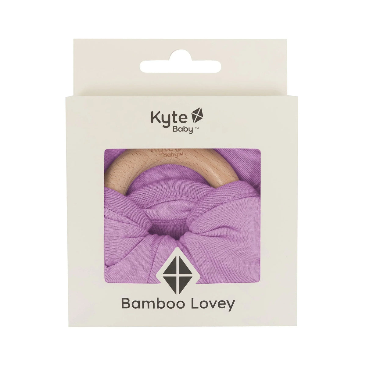 Lovey in Poi with Removable Wooden Teething Ring