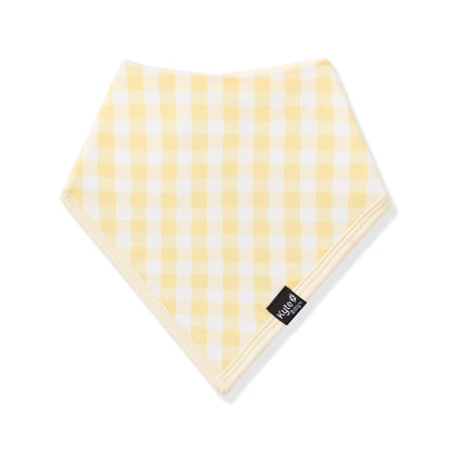 Bib in Gingham Chamomile