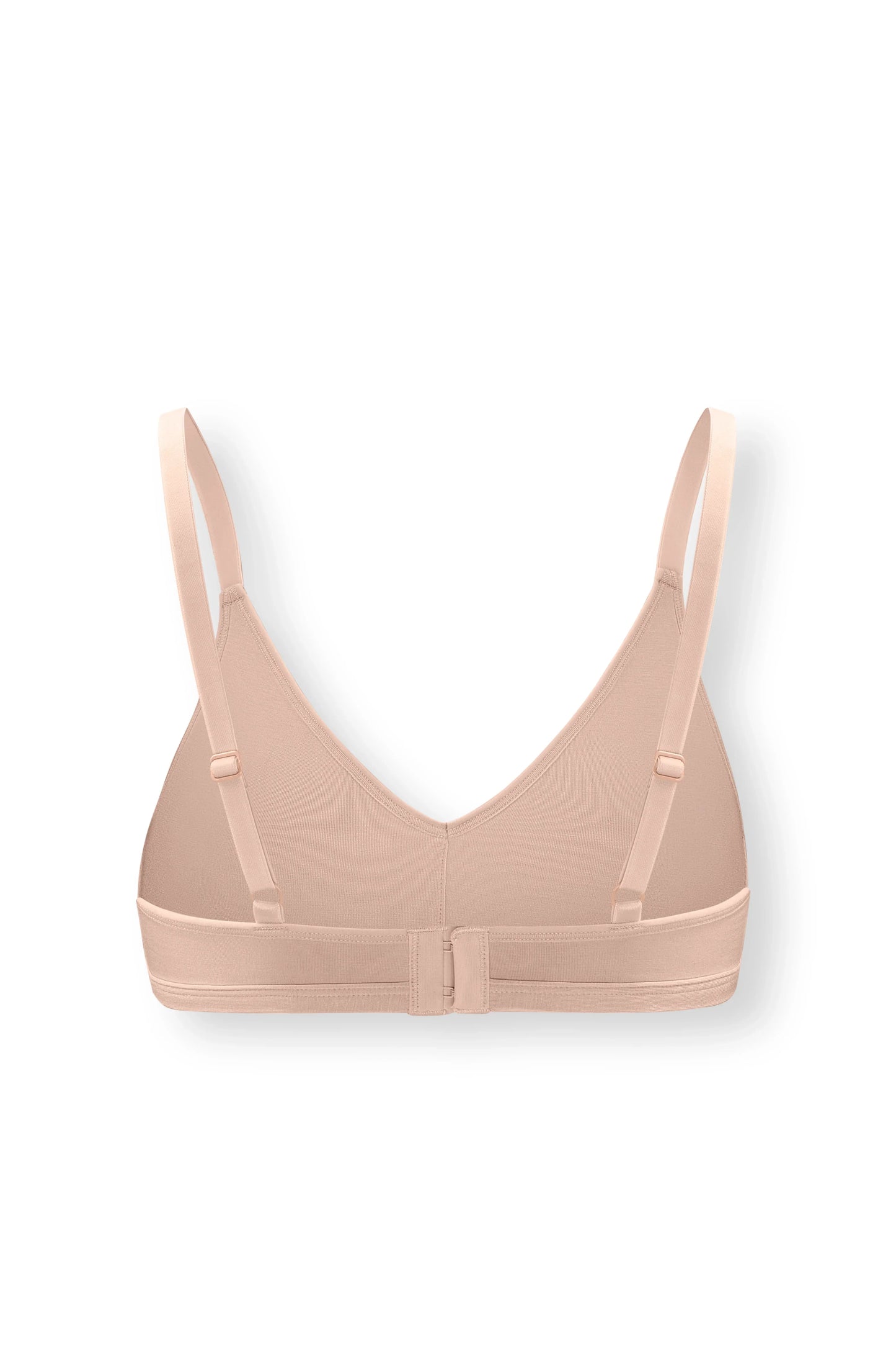 Women's V-Neck Bra in Chai
