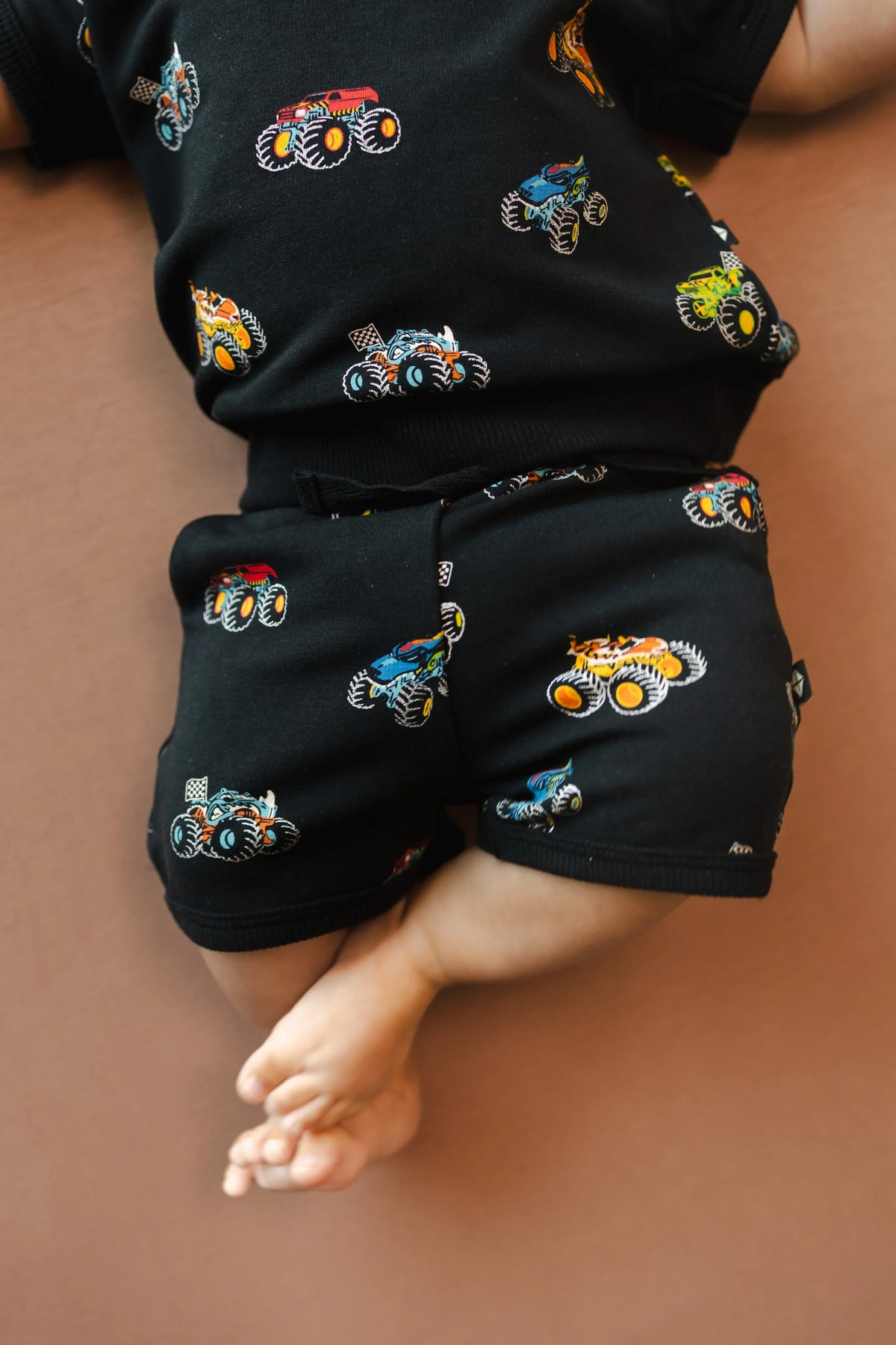 Short Sleeve Jogger Set in Monster Truck