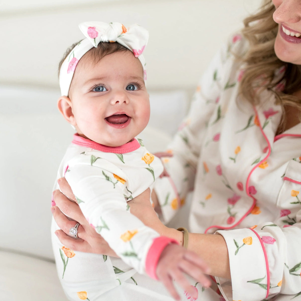 Zippered Romper in Tulip