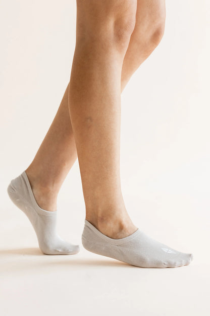 Women's No Show Socks 3-Pack in Cafe