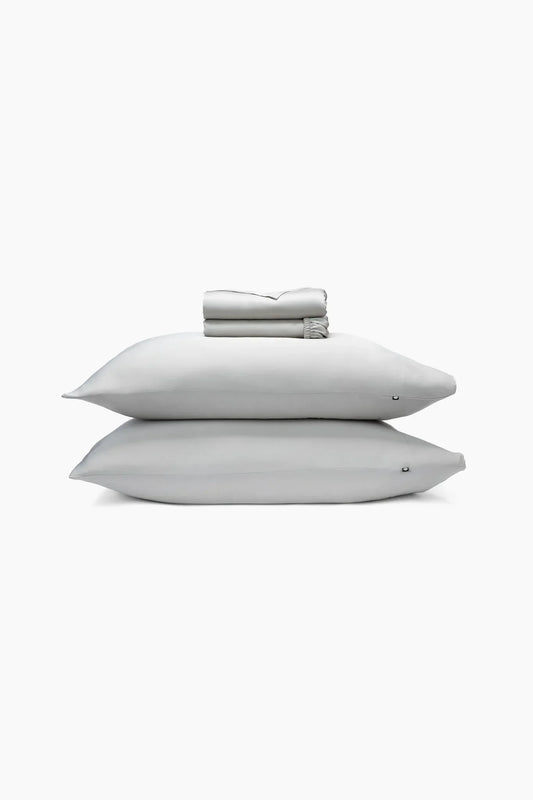 Bamboo Sateen Sheet Set in Dove Gray