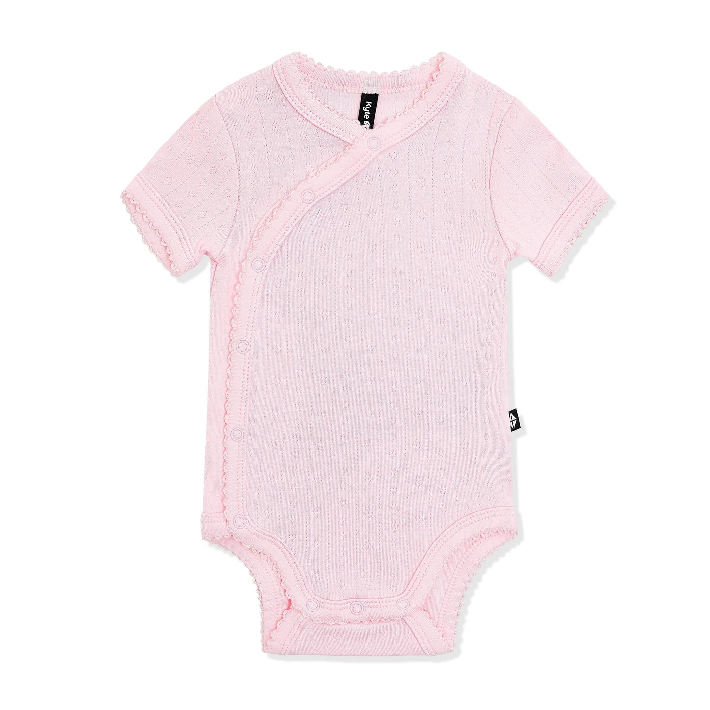Pointelle Kimono Bodysuit in Sakura