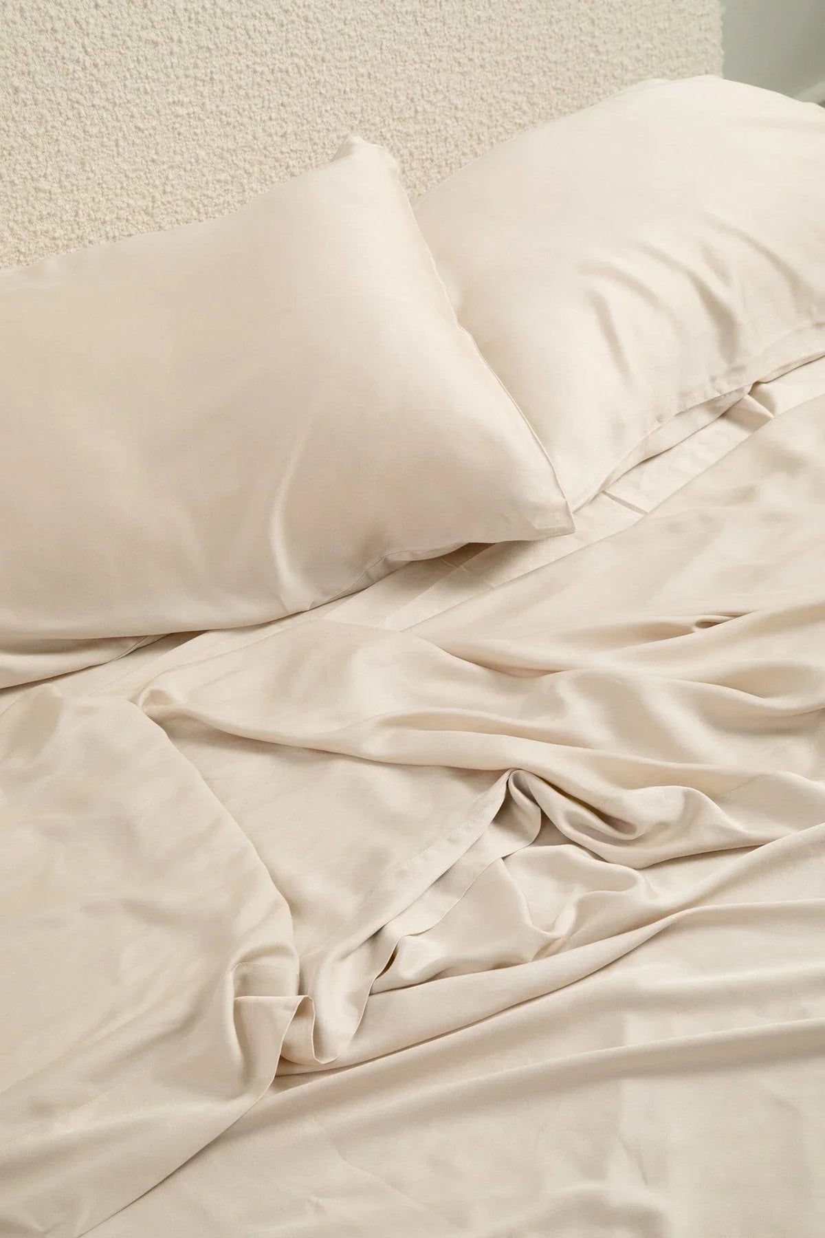 Bamboo Sateen Sheet Set in Champagne