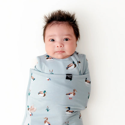 Sleep Bag Swaddler in Mallard Duck 0.5