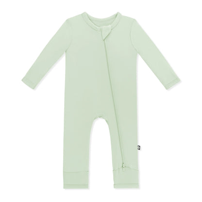 Zippered Romper in Basil