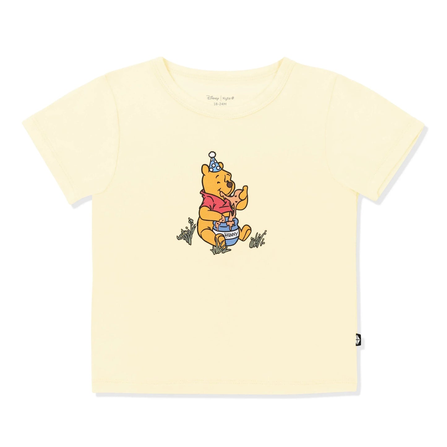 Toddler Basic Tee in Winnie the Pooh on Chamomile