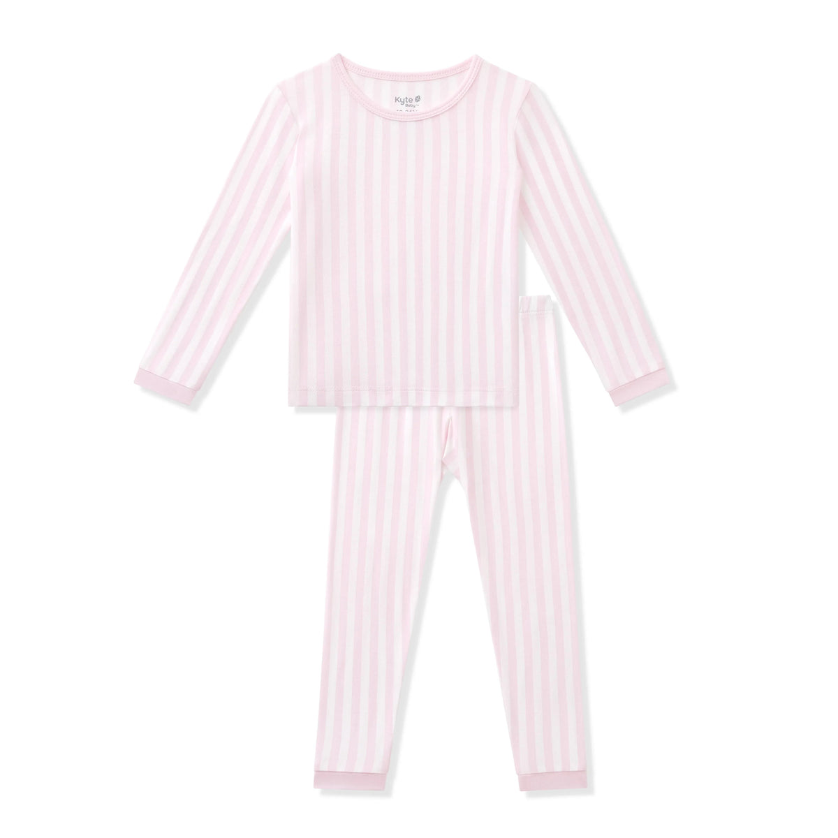 Long Sleeve Pajamas in Small Sakura Stripe