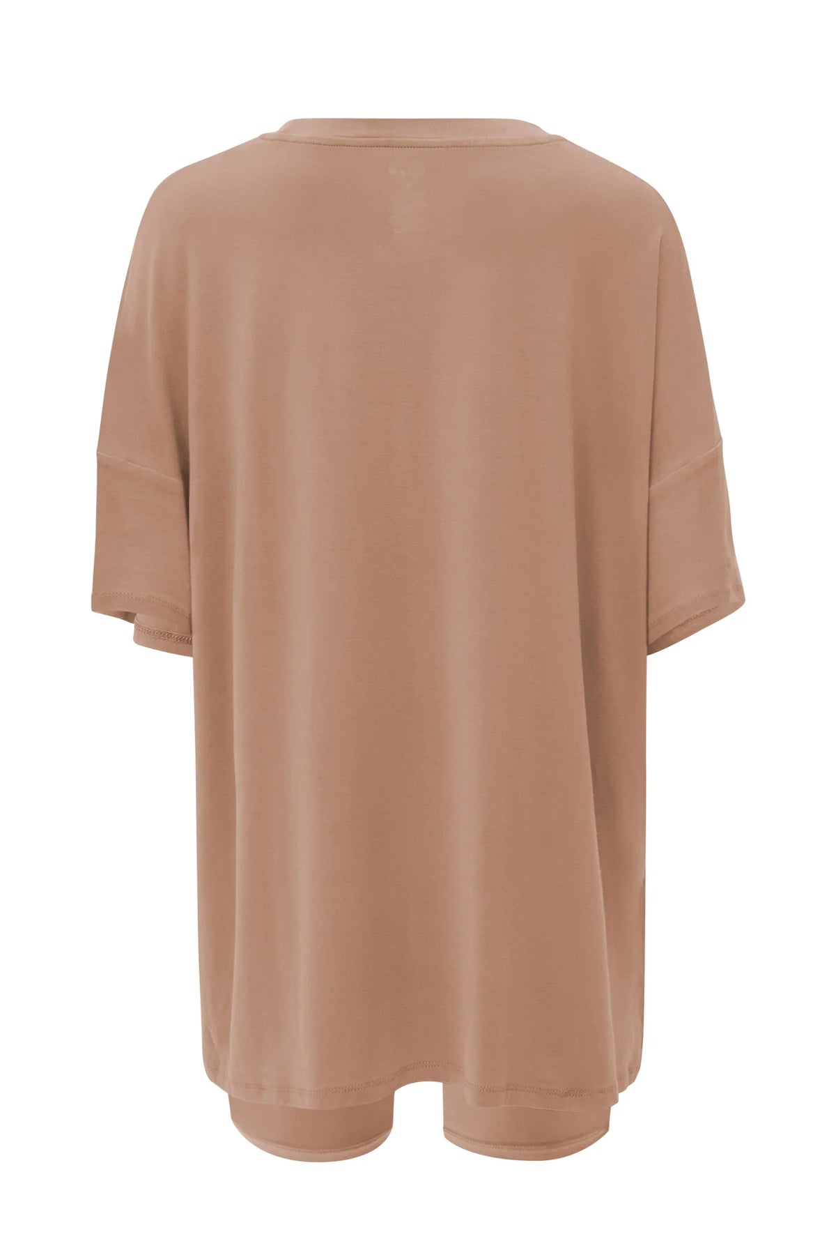 Women’s Biker Short Set in Latte