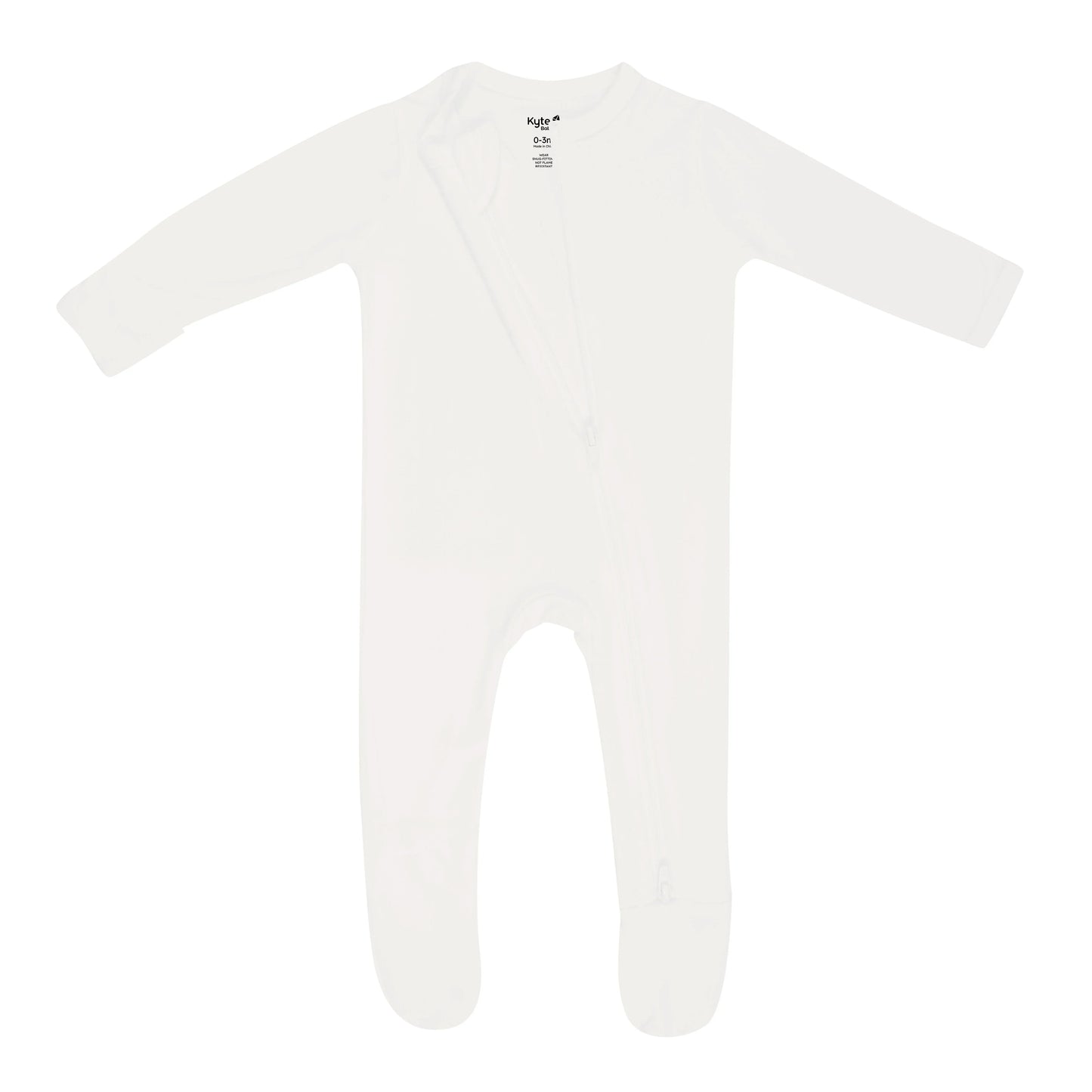 Zippered Footie in Cloud