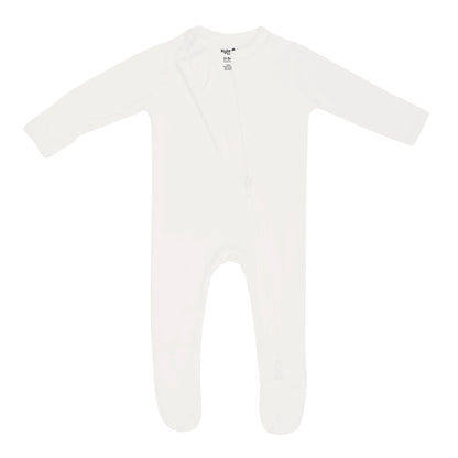 Zippered Footie in Cloud