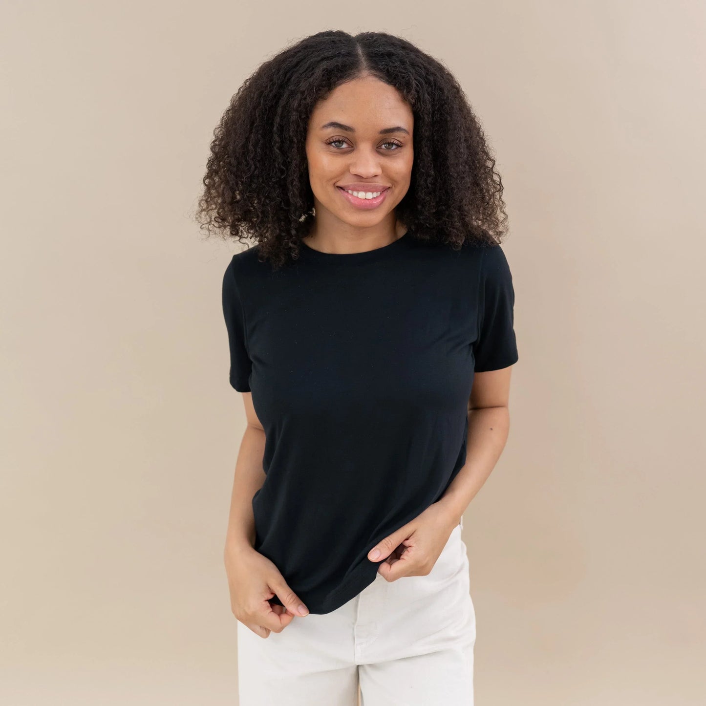Women's Crew Neck Tee in Midnight