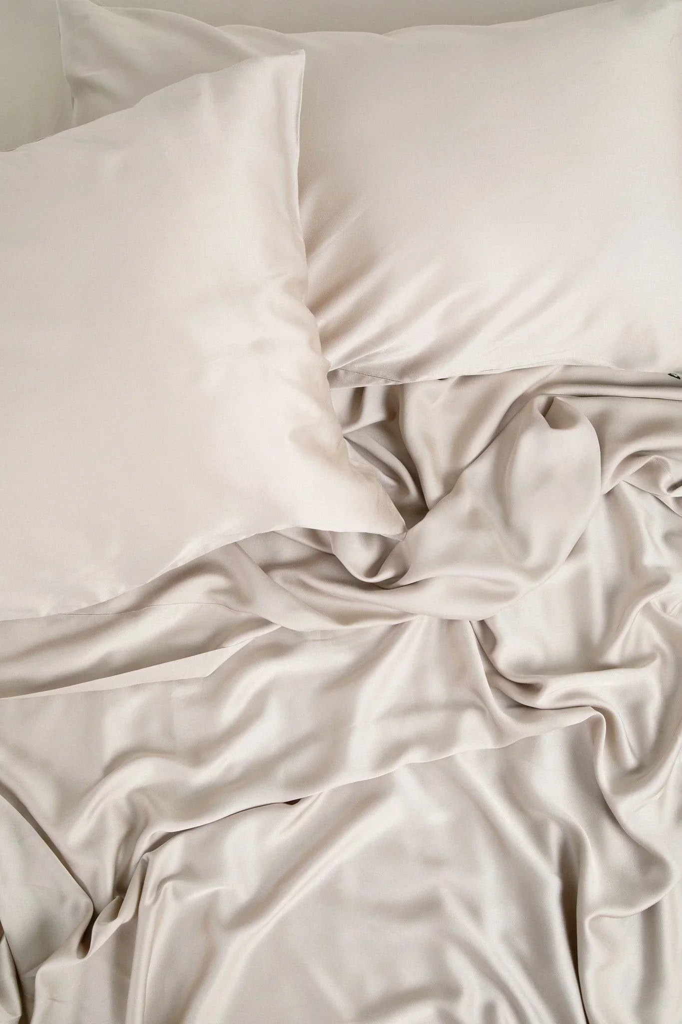 Bamboo Sateen Sheet Set in Sand Stone