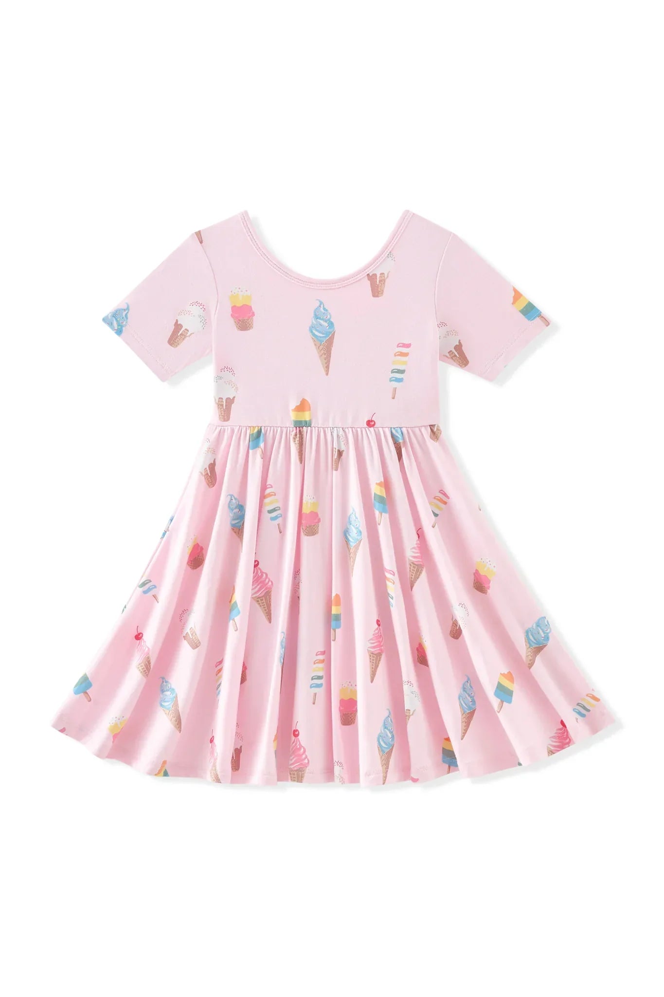 Twirl Dress in Sakura Ice Cream