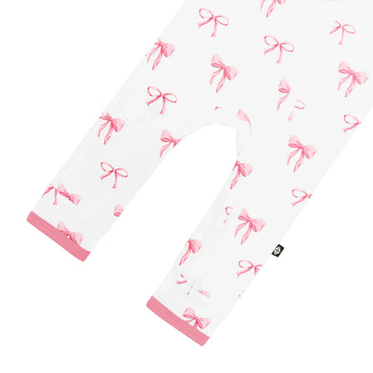 Zippered Romper in Bow