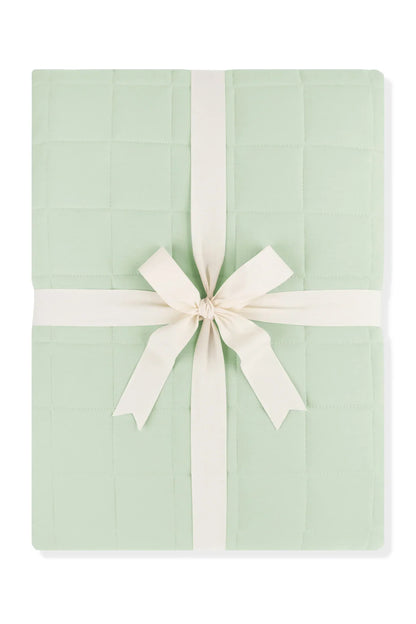 Adult Quilted Blanket in Basil 2.5