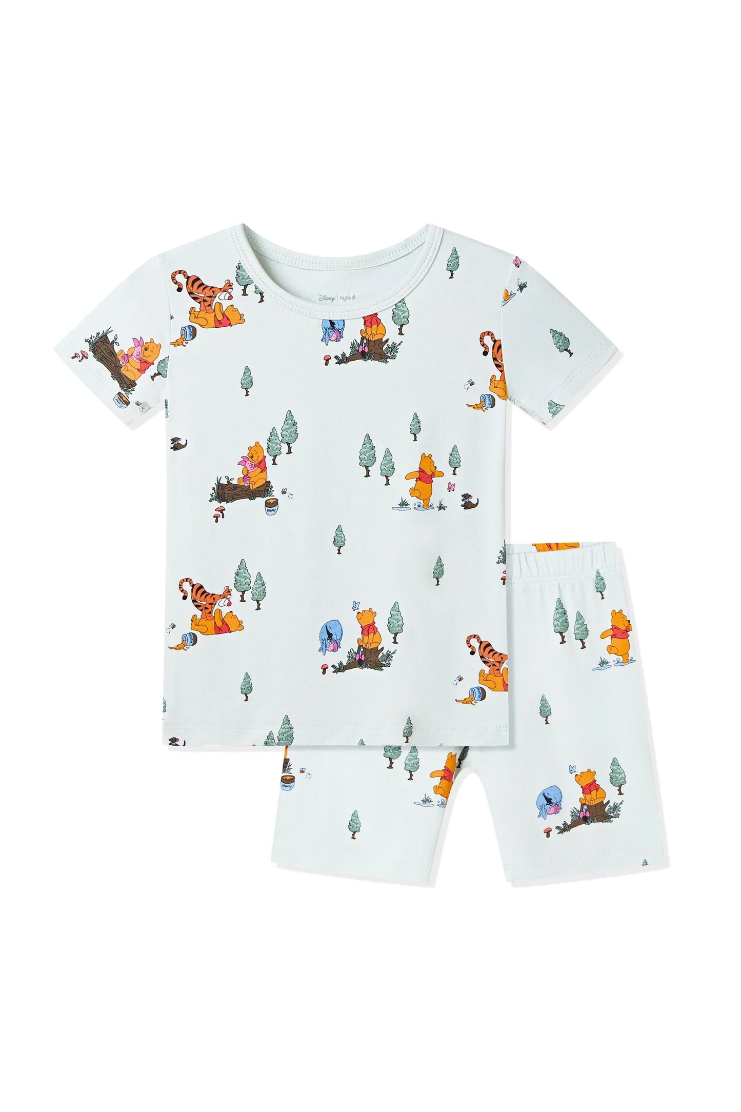 Short Sleeve Pajamas in Winnie the Pooh Hundred Acre Wood