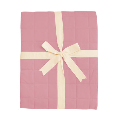 Adult Quilted Blanket in Apple Blossom 2.5