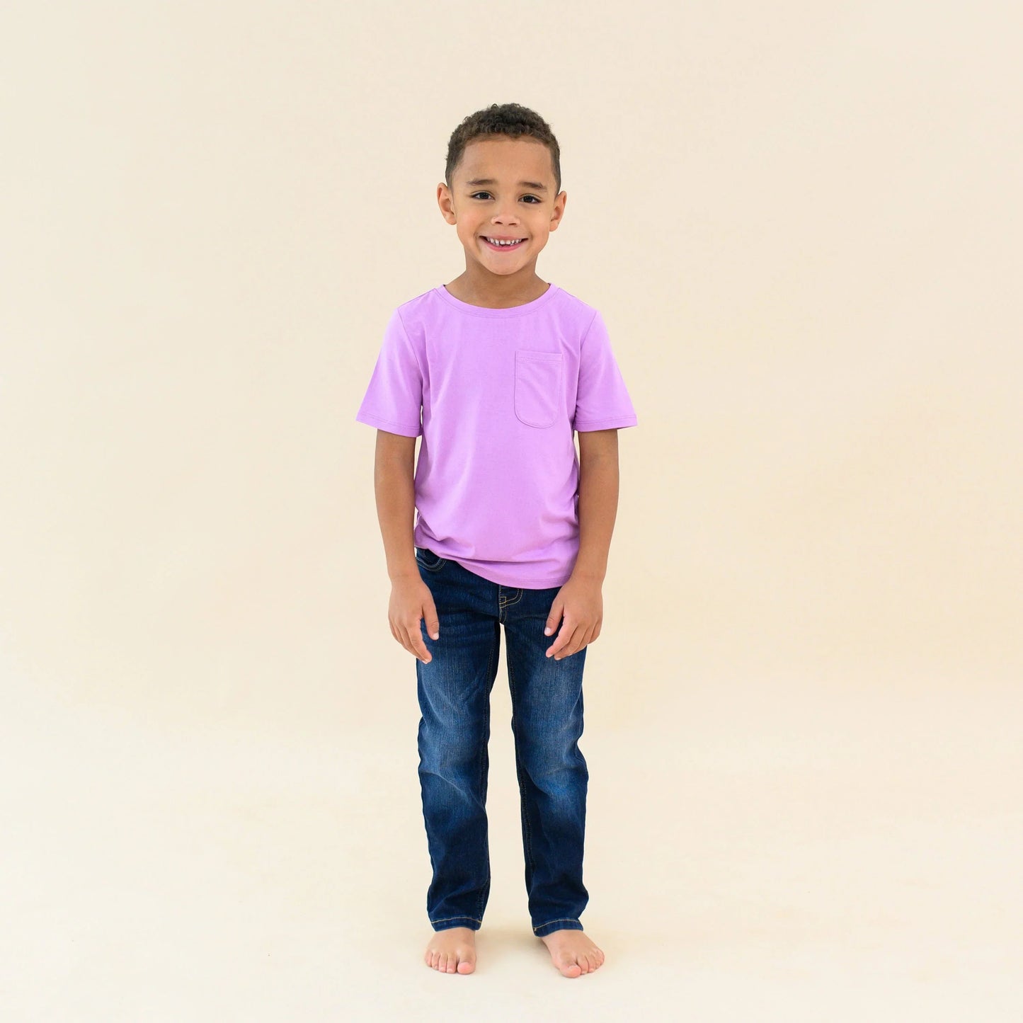 Toddler Crew Neck Tee in Poi