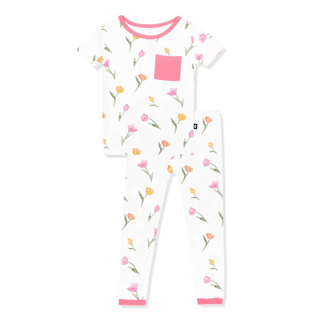 Short Sleeve with Pants Pajamas in Tulip